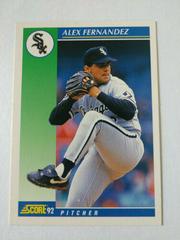 Alex Fernandez #82 Baseball Cards 1992 Score Prices