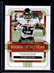 Tyler Allgeier [Gold] #ROY-TAG Football Cards 2022 Panini Contenders Rookie of the Year Prices