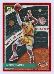 LeBron James [Red Fireworks] Basketball Cards 2023 Panini Donruss Zero Gravity Prices