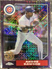 Andre Dawson [Purple] Baseball Cards 2022 Topps Silver Pack 1987 Chrome Series 2 Prices