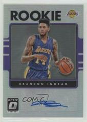 Brandon Ingram [Holo] Basketball Cards 2016 Panini Donruss Optic Rookie Signatures Prices