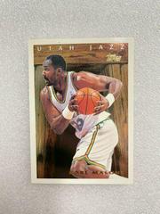 Karl Malone Basketball Cards 1995 Topps Pan for Gold Prices