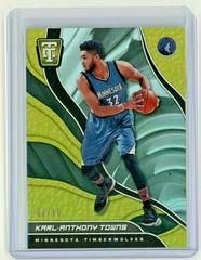 Karl Anthony Towns [Gold] Basketball Cards 2017 Panini Totally Certified Prices