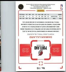 Damian Lillard [Silver] #116 Basketball Cards 2022 Panini Photogenic Prices
