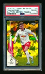 Timo Werner [Refractor] Soccer Cards 2019 Topps Chrome UEFA Champions League Prices