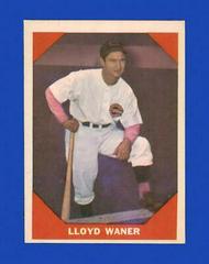 Lloyd Waner #78 Baseball Cards 1960 Fleer Prices