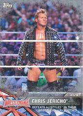 Chris Jericho [Silver] #57 Wrestling Cards 2017 Topps WWE Road To Wrestlemania Prices