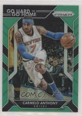 Carmelo Anthony [Green Prizm] #16 Basketball Cards 2016 Panini Prizm Go Hard or Go Home Prices