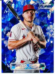 Mike Trout Baseball Cards 2023 Topps Chrome Update Sapphire Selections Prices