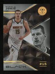Nikola Jokic [Holo Gold] #57 Basketball Cards 2022 Panini Black Prices