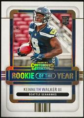 Kenneth Walker III [Gold] #ROY-KWA Football Cards 2022 Panini Contenders Rookie of the Year Prices