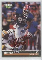 Andre Reed [Printer's Proofs] #11 Football Cards 1995 Pro Line Prices