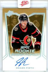 Shane Pinto Hockey Cards 2021 SPx Rookie Signatures Prices