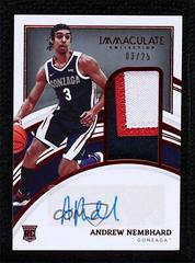 Andrew Nembhard [Patch Autograph Red] #53 Basketball Cards 2022 Panini Immaculate Collection Collegiate Prices