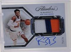 RJ Barrett #13 Basketball Cards 2022 Panini Flawless Patch Autograph Prices