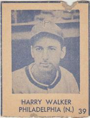Harry Walker [Hand Cut] #39 Baseball Cards 1948 R346 Blue Tint Prices