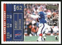 Jim Kelly [Gold] Football Cards 2022 Panini Contenders Game Day Ticket Prices