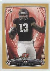 Mike Evans [Gold] #66 Football Cards 2014 Bowman Rookies Prices