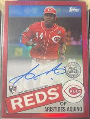 Aristides Aquino [Red Refractor] #85TCA-AA Baseball Cards 2020 Topps Chrome 1985 Autographs Prices