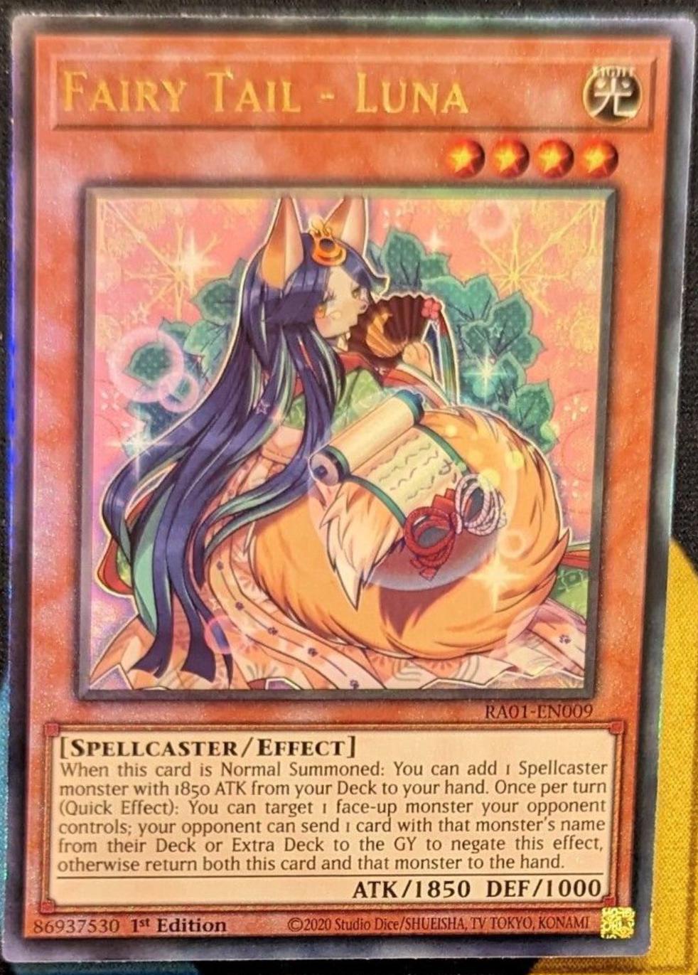 Fairy Tail - Luna [Ultimate Rare] RA01-EN009 Prices | YuGiOh 25th ...