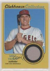 Mike Trout [Gold] Baseball Cards 2017 Topps Heritage Clubhouse Collection Relics Prices