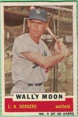 Wally Moon [Hand Cut] #3 Baseball Cards 1960 Bazooka Prices