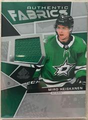Miro Heiskanen Hockey Cards 2021 SP Game Used Authentic Fabrics Prices
