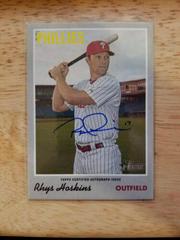 Rhys Hoskins #RH Baseball Cards 2019 Topps Heritage Real One Autographs Prices