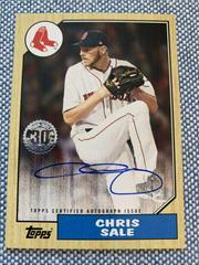 Chris Sale #CSA Baseball Cards 2017 Topps Update 1987 Autographs Prices