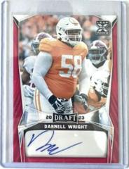 Darnell Wright [Red] #BA-DW2 Football Cards 2023 Leaf Draft Autographs Prices