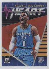 Russell Westbrook [Red] #10 Basketball Cards 2018 Panini Donruss Optic All Heart Prices