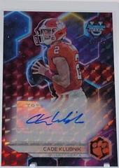 Cade Klubnik [Red Geometric] #BOA-CK Football Cards 2023 Bowman's Best University Autographs Prices