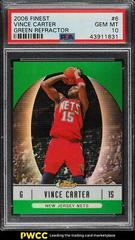 Vince Carter [Green Refractor] Basketball Cards 2006 Finest Prices