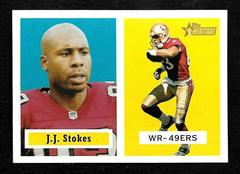 J.J. Stokes #10 Football Cards 2002 Topps Heritage Prices