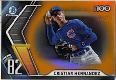 Cristian Hernandez [Orange] #BTP-82 Baseball Cards 2022 Bowman Scouts' Top 100 Prices