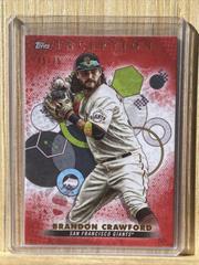 Brandon Crawford [Red] #26 Baseball Cards 2022 Topps Inception Prices