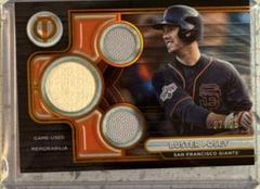 Buster Posey [Orange] #TTR-BP Baseball Cards 2024 Topps Tribute Triple Relic Prices