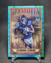 Quinshon Judkins [Aqua] #RM-10 Football Cards 2023 Bowman Chrome University Ramblin' Man Prices