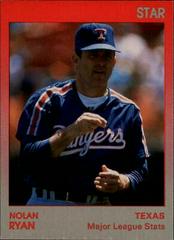 Nolan Ryan [Major League Stats] #3 Baseball Cards 1991 Star Ryan Prices
