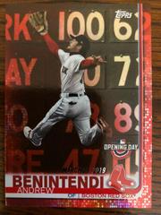 Andrew Benintendi [Red Foil] #35 Baseball Cards 2019 Topps Opening Day Prices