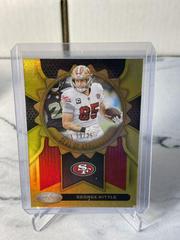 George Kittle [Gold] #15 Football Cards 2022 Panini Certified Seal of Approval Prices