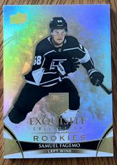 Samuel Fagemo #R-SF Hockey Cards 2022 Upper Deck Black Diamond Exquisite Collection Rookies Prices