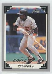 Tony Gwynn #11 Baseball Cards 1991 Leaf Preview Prices