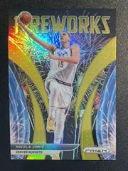 Nikola Jokic [Gold Prizm] Basketball Cards 2021 Panini Prizm Fireworks Prices
