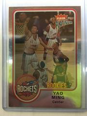 Yao Ming #191 Basketball Cards 2002 Fleer Platinum Prices