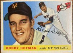 Bobby Hofman #17 Baseball Cards 1955 Topps Prices