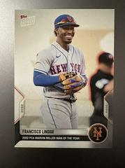 Francisco Lindor Baseball Cards 2022 Topps Now Players Choice Awards Prices