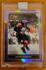 Allen Iverson [Purple] #168 Basketball Cards 2019 Panini One and One Prices