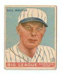 Bill Walker Baseball Cards 1933 World Wide Gum Prices