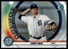 Casey Mize #BTP11 Baseball Cards 2020 Bowman Chrome Scouts' Top 100 Prices